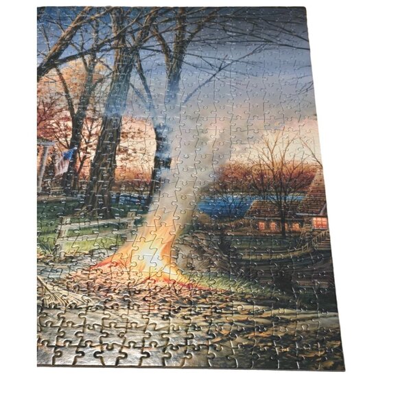 Terry Redlin "Autumn Evening" 1000 Piece Buffalo Games Puzzle Complete - Picture 3 of 14